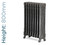 PA-STP-800-TH - Paladin Saint Paul 1 Column Cast Iron Radiator H800mm x W1318mm PA-STP-800-TH - Paladin Saint Paul 1 Column Cast Iron Radiator H800mm x W1318mm